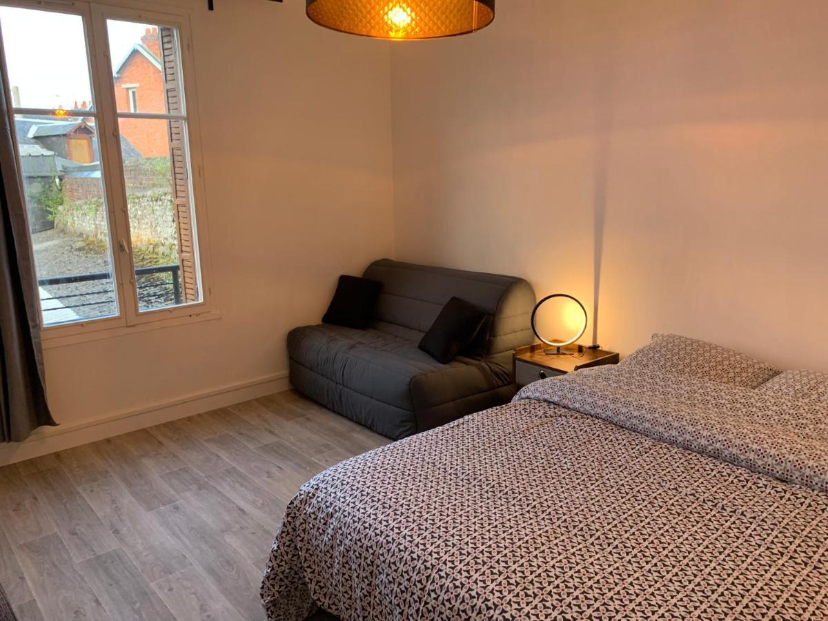 Le Famillial , 2 Chambres Doubles Lits Faits Et Serviettes De Toilette Fournies Avec Parking Prive 1 Voiture, Netflix, Disney Plus Disponible Дьепп Экстерьер фото